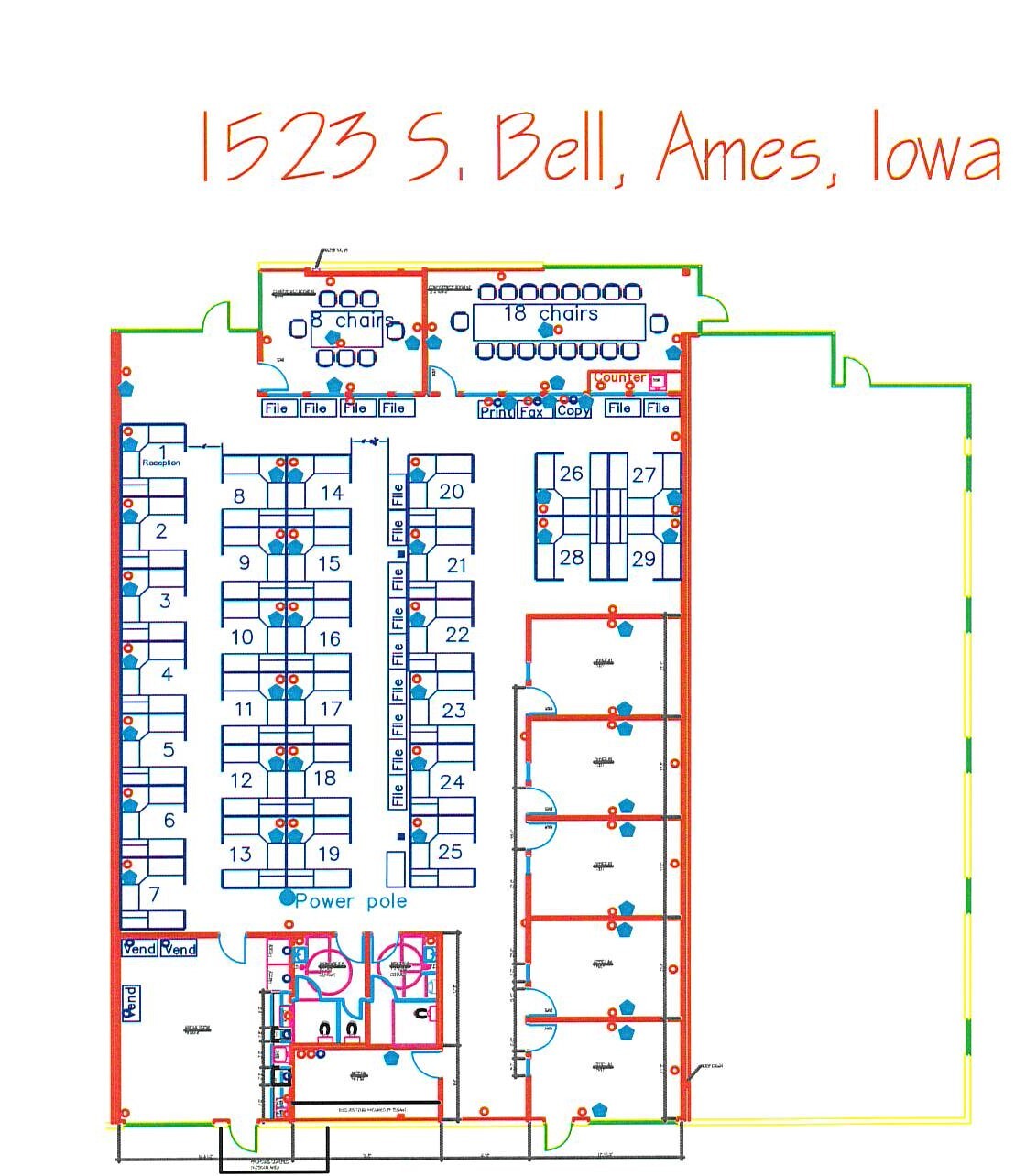 1523 S Bell Ave, Ames, IA à louer Plan d’étage– Image 1 sur 1