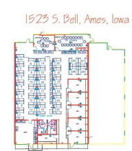 1523 S Bell Ave, Ames, IA à louer Plan d’étage– Image 1 sur 1