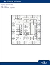 110 E Broward Blvd, Fort Lauderdale, FL à louer Plan d’étage– Image 1 sur 1