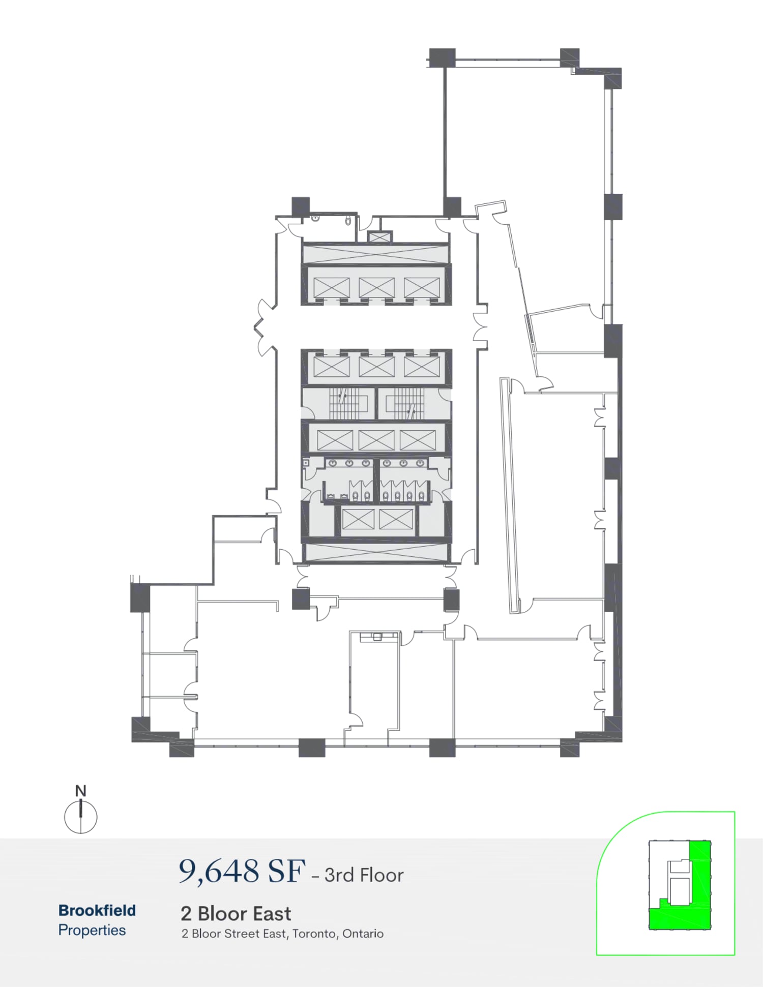 2 Bloor St E, Toronto, ON à louer Plan d’étage– Image 1 sur 1