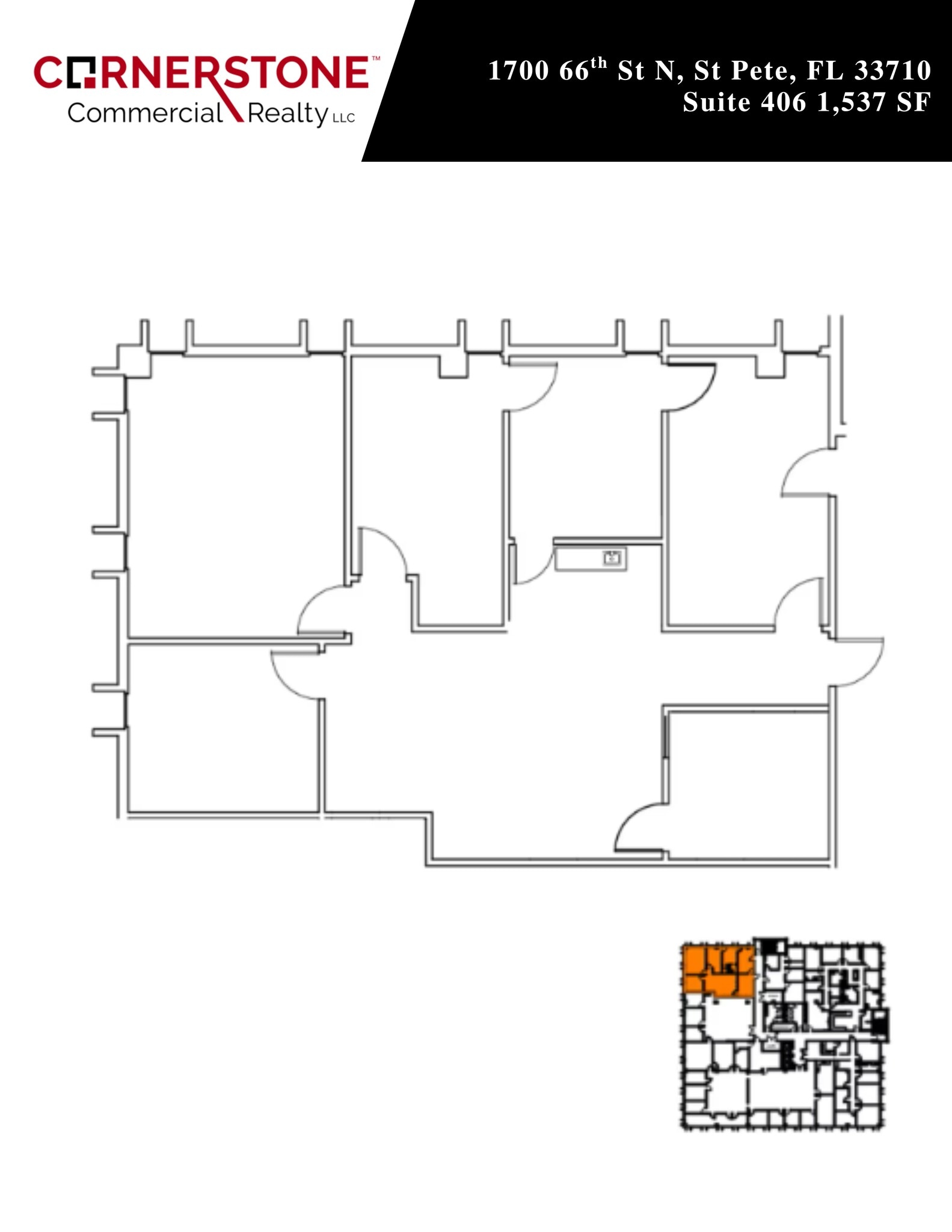 1700 66th St N, Saint Petersburg, FL à louer Plan de site– Image 1 sur 1