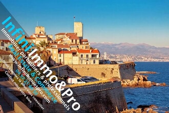 Antibes - VUE AÉRIENNE vue de carte