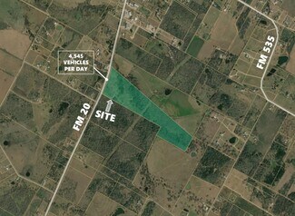 Plus de détails pour FM 20 50.865 Acres, Red Rock, TX - Terrain à vendre