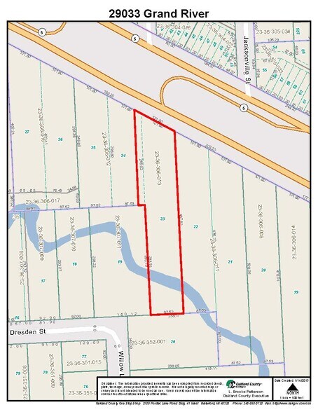 29033 Grand River Ave, Farmington Hills, MI à vendre - Plan cadastral – Image 3 sur 3