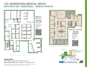 8300 Health Park, Raleigh, NC à louer Plan d’étage– Image 1 sur 1