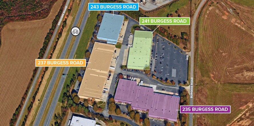 235 Burgess Rd, Greensboro, NC à louer - Photo de l’immeuble – Image 1 sur 11