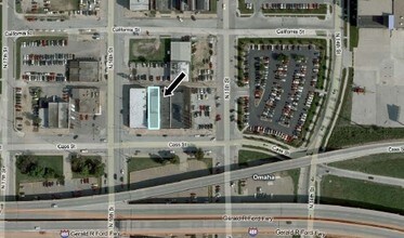 1518 Cass St, Omaha, NE - Vue aérienne vue de carte