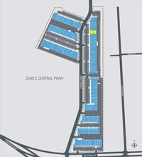 2500 Central Pky, Houston, TX à louer Plan de site– Image 1 sur 2