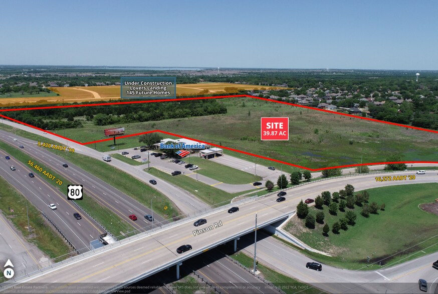 Hwy 80 & Pinson Rd, Forney, TX à vendre - Aérien – Image 1 sur 3