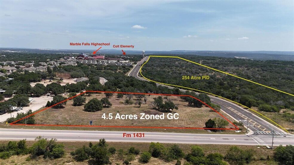 610 FM 1431 Manzano Mile, Marble Falls, TX à vendre - Aérien – Image 1 sur 46
