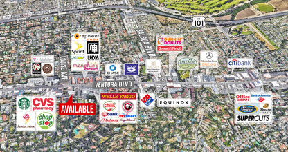 17200 Ventura Blvd, Encino, CA - VUE AÉRIENNE  vue de carte