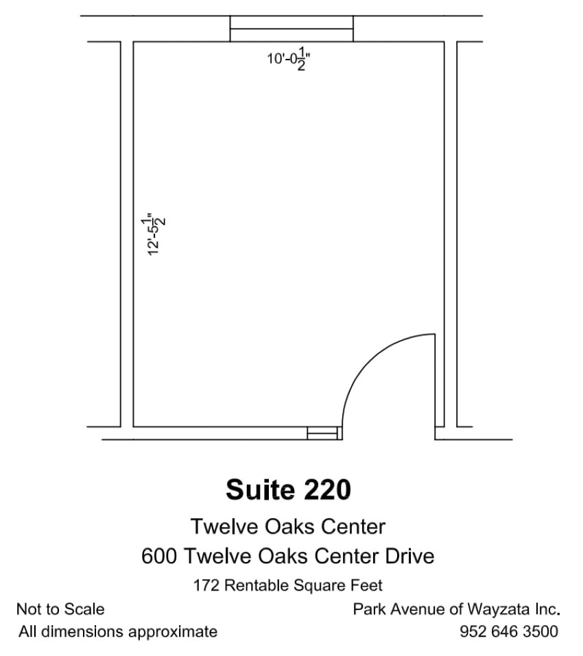 600 Twelve Oaks Center Dr, Wayzata, MN à louer Plan d’étage– Image 1 sur 1