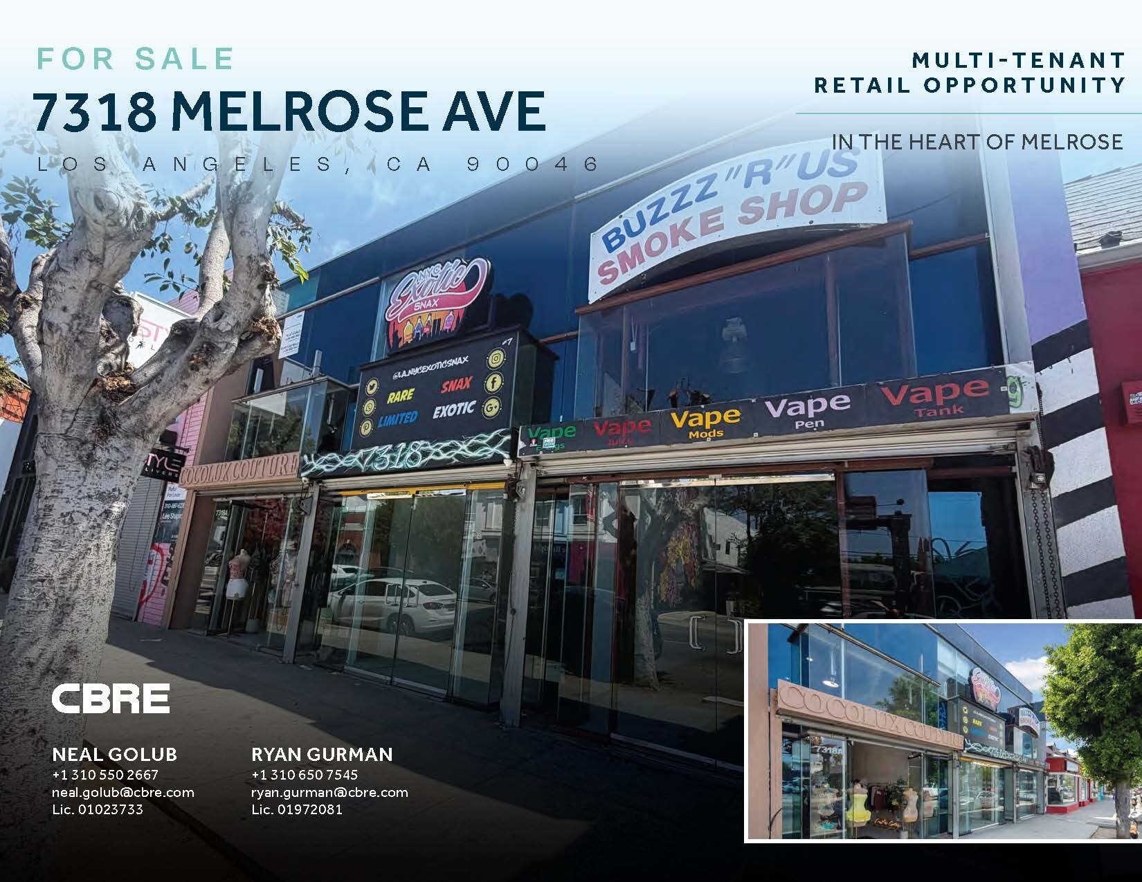 7318 Melrose Ave, Los Angeles, CA à vendre Photo de l’immeuble– Image 1 sur 17