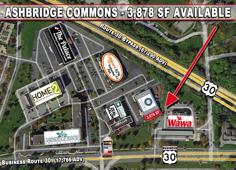 983 E Lancaster Ave, Downingtown, PA à louer - Photo de l’immeuble – Image 1 sur 9