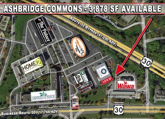 Plus de détails pour 983 E Lancaster Ave, Downingtown, PA - Local commercial à louer