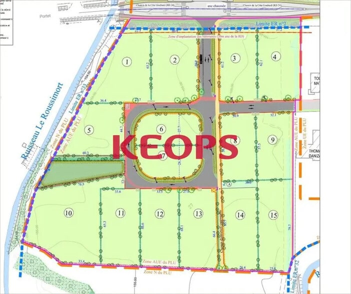 4 Chemin De Côte Goubard, Villeneuve-Tolosane à vendre - Plan de site – Image 3 sur 3