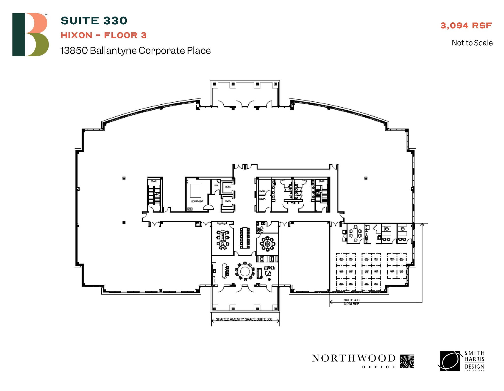 13850 Ballantyne Corporate Pl, Charlotte, NC à louer Plan d’étage– Image 1 sur 1