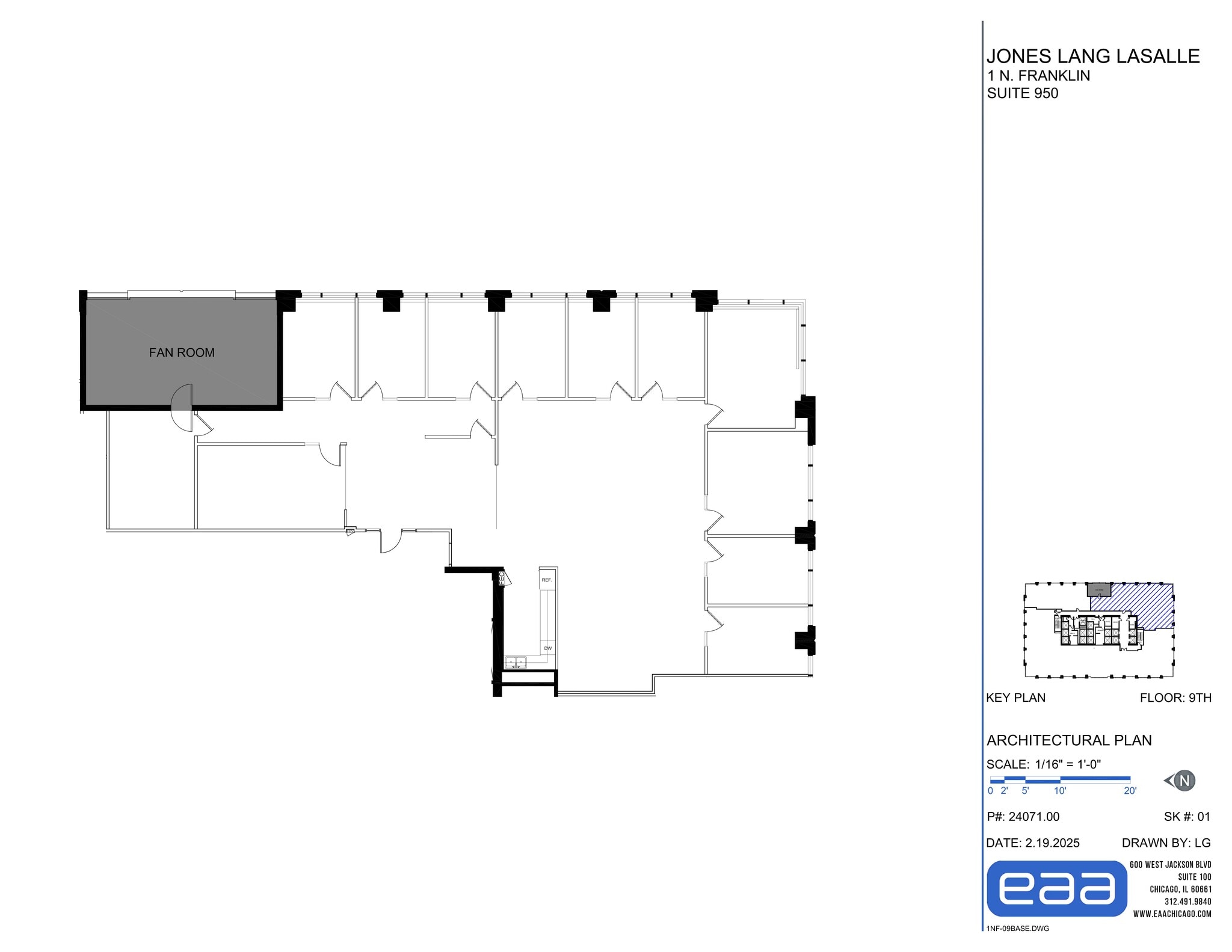 1 N Franklin St, Chicago, IL à louer Plan de site– Image 1 sur 1