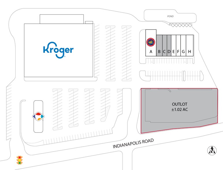 833 Indianapolis Rd, Greencastle, IN à louer - Plan de site – Image 3 sur 6