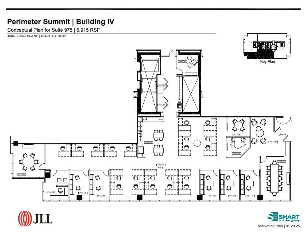 1001 Summit Blvd, Atlanta, GA à louer Plan d’étage– Image 1 sur 1