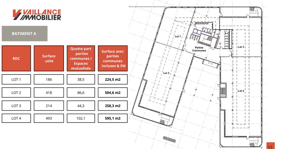 Bureau dans Genas à louer - Plan de site – Image 2 sur 2
