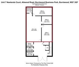 Attwood Rd, Burntwood à louer Plan d’étage– Image 1 sur 5