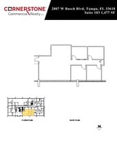2807 W Busch Blvd, Tampa, FL à louer Plan de site– Image 1 sur 1