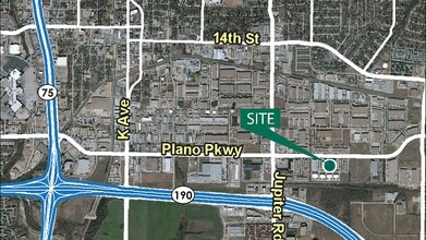 2800 E Plano Pky, Plano, TX - Vue aérienne vue de carte