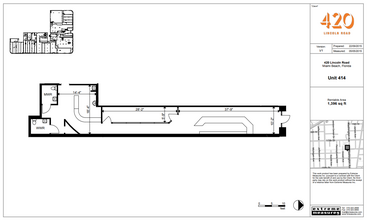 420 Lincoln Rd, Miami Beach, FL à louer Plan d’étage– Image 1 sur 1