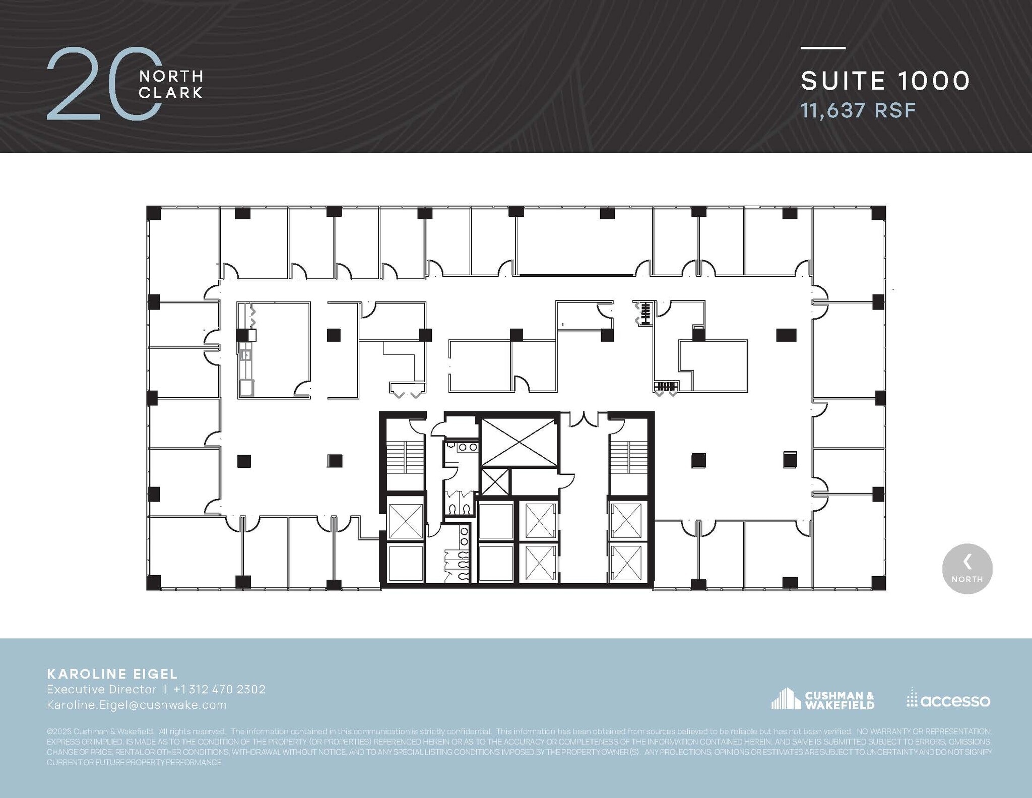 20 N Clark St, Chicago, IL à louer Plan d’étage– Image 1 sur 1