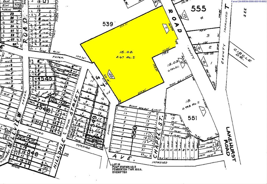 7 Juliustown Rd, Browns Mills, NJ à louer - Plan cadastral – Image 3 sur 5