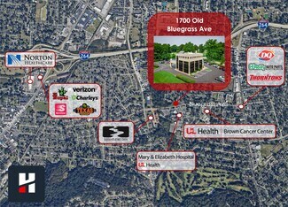 Plus de détails pour 1700 Old Bluegrass Ave, Louisville, KY - Bureau à louer