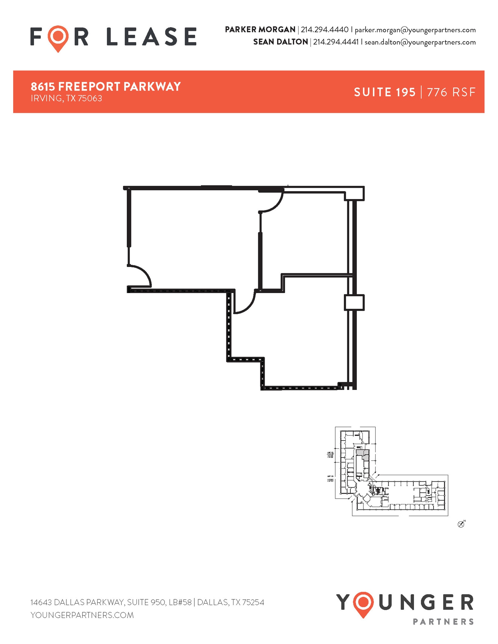 8615 Freeport Pky, Irving, TX à louer Plan d’étage– Image 1 sur 2