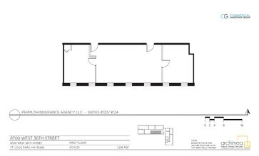 8700 W 36th St, Saint Louis Park, MN à louer Plan d’étage– Image 1 sur 1