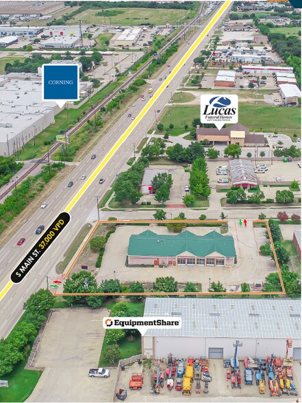 1661 S Main St, Keller, TX à vendre - Aérien – Image 3 sur 7