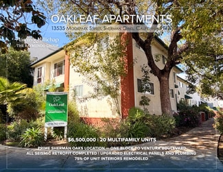Plus de détails pour 13535 Moorpark St, Sherman Oaks, CA - Logement à vendre