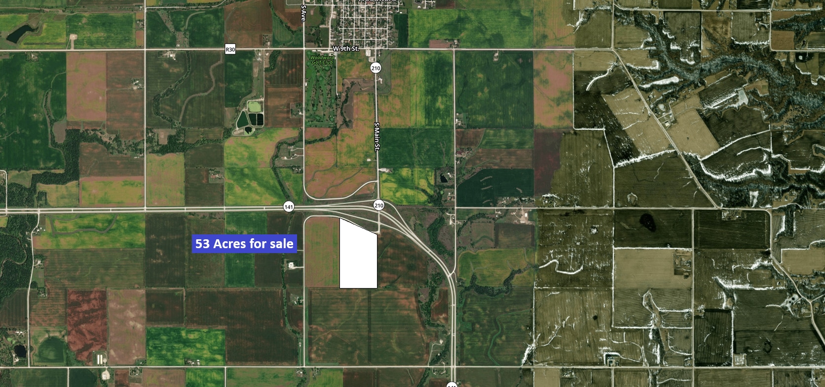 S avenue Ave, Woodward, IA à vendre Aérien– Image 1 sur 4