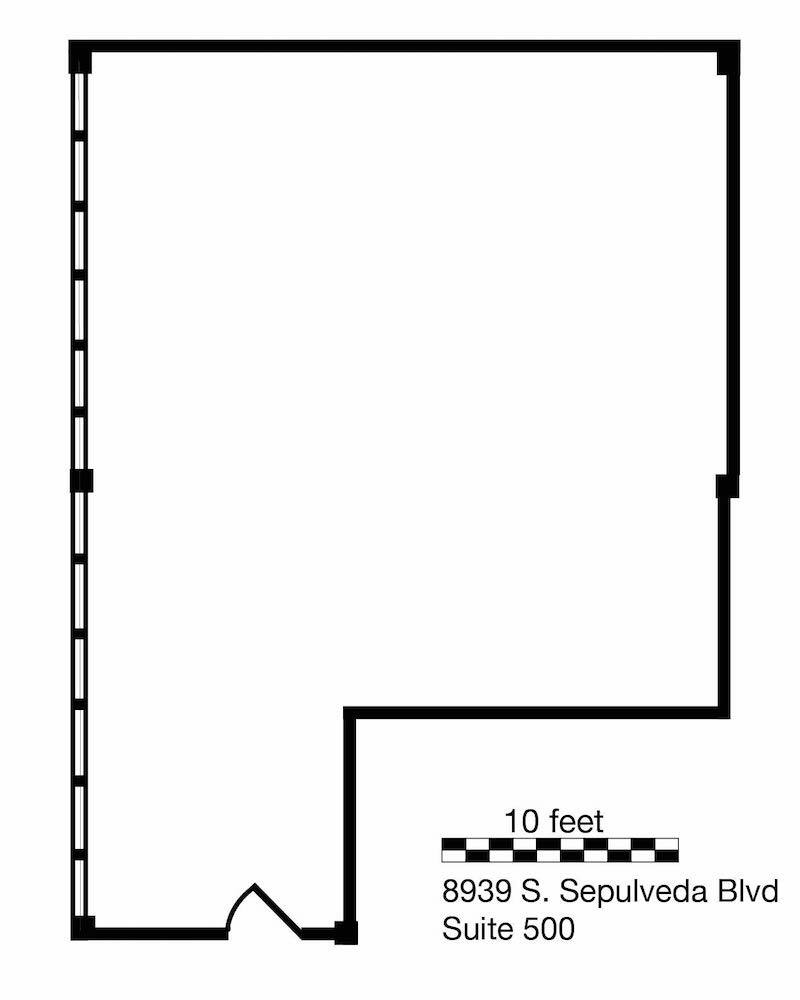 8929-8939 S Sepulveda Blvd, Los Angeles, CA à louer Plan d’étage– Image 1 sur 1