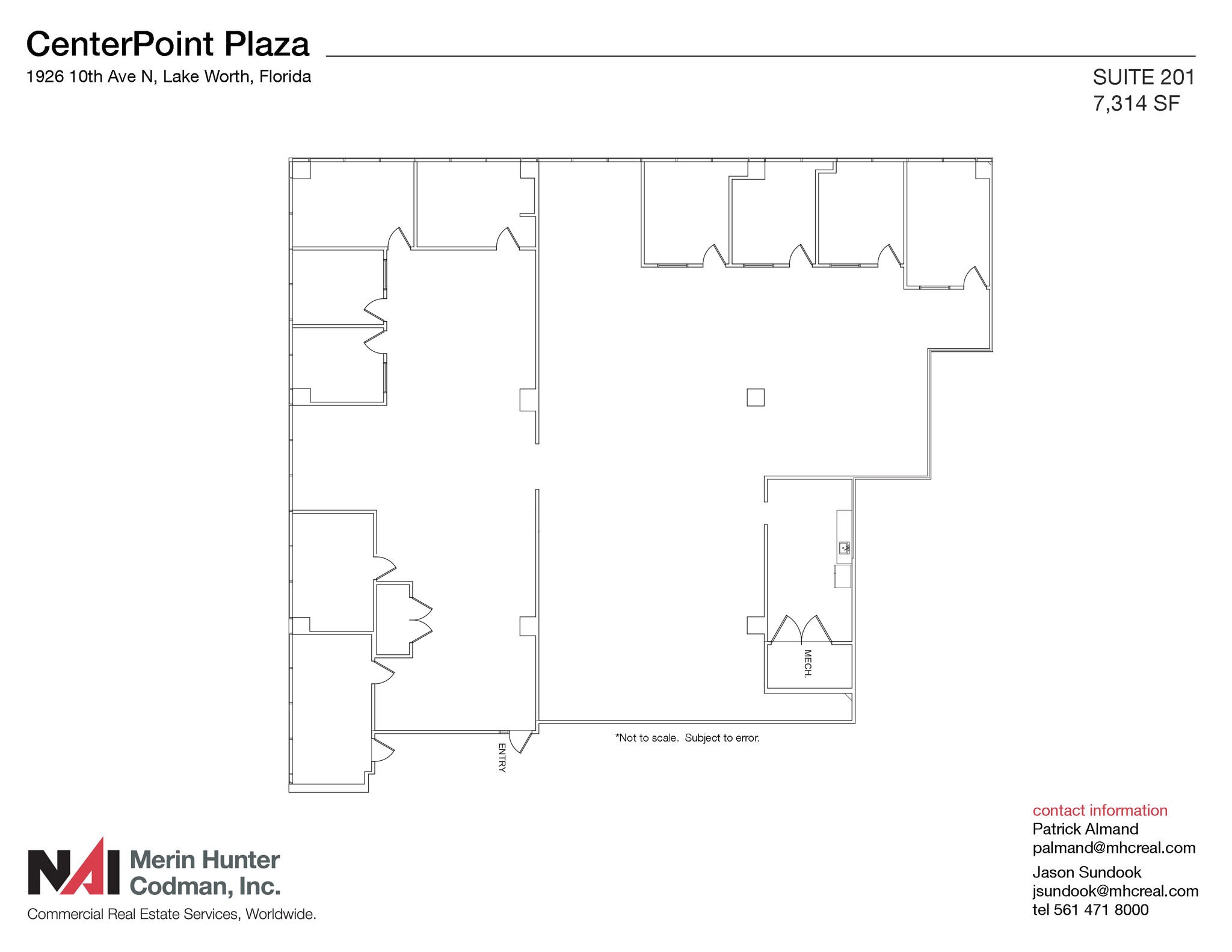 1926 10th Ave N, Lake Worth, FL à louer Plan d’étage– Image 1 sur 1