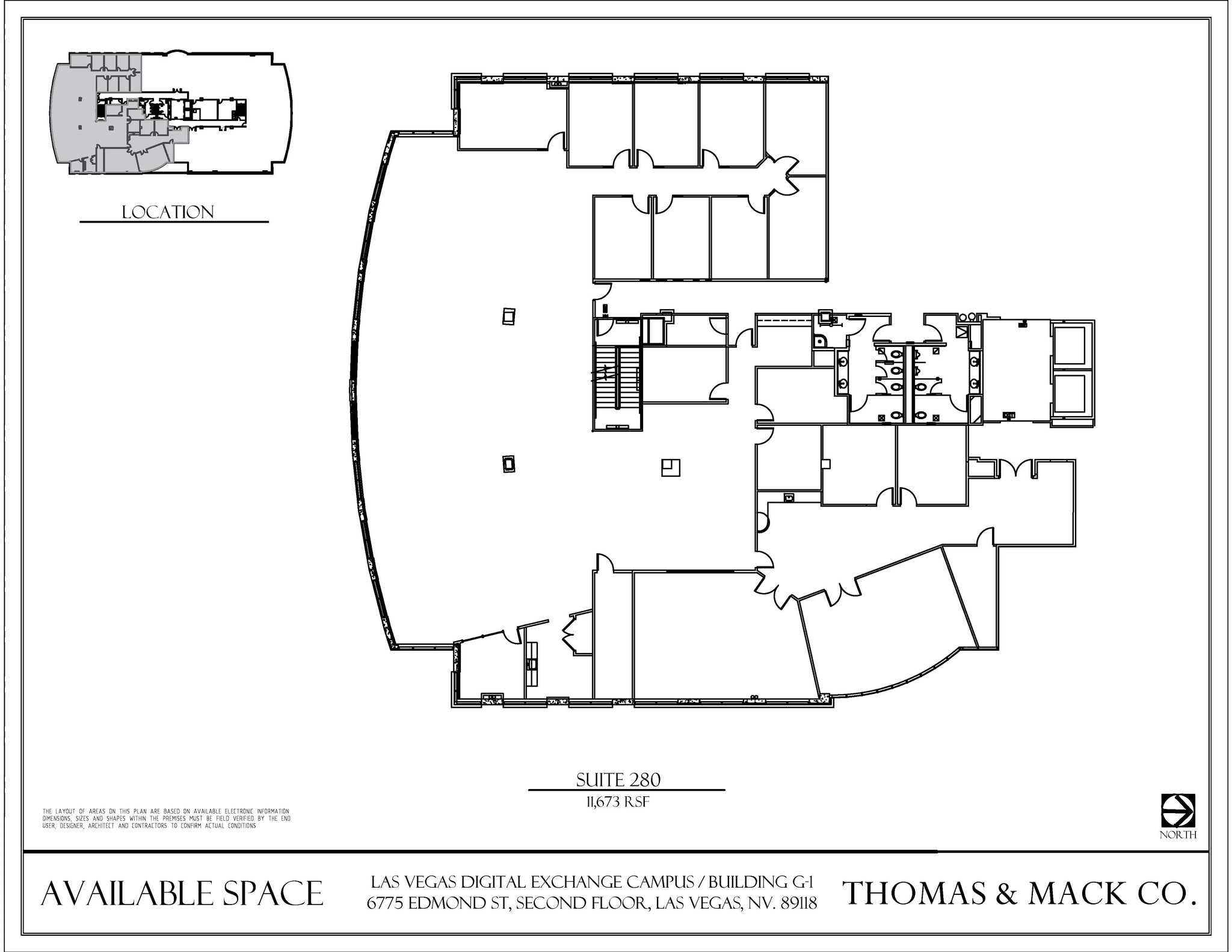 6795 Edmond St, Las Vegas, NV à louer Plan d’étage– Image 1 sur 1