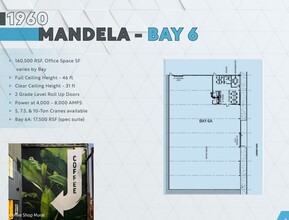 1960-1980 Mandela Pky, Oakland, CA à louer Plan d’étage– Image 2 sur 2
