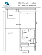 10688 W Executive Dr, Boise, ID à louer Plan de site– Image 2 sur 9