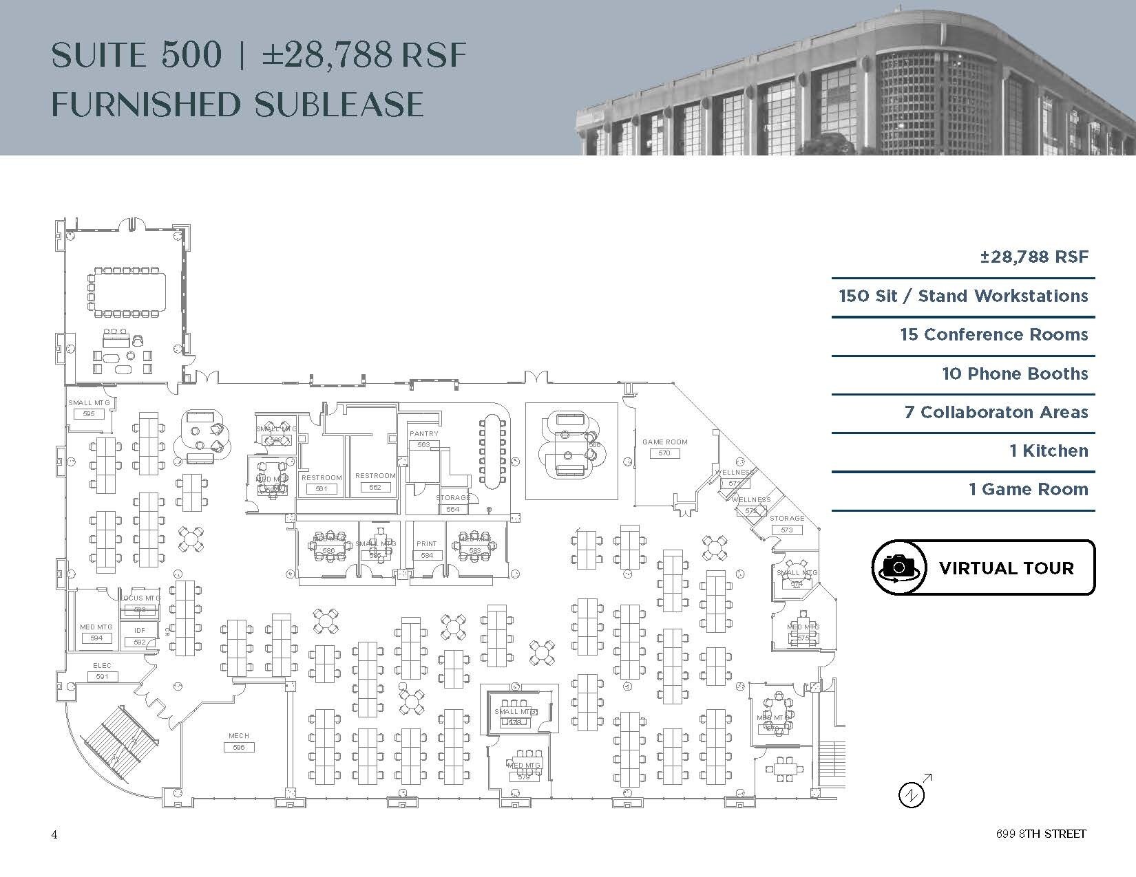 650 Townsend St, San Francisco, CA à louer Plan d’étage– Image 1 sur 1