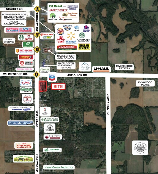 US-431, Hazel Green, AL à vendre - Photo de l’immeuble – Image 2 sur 2