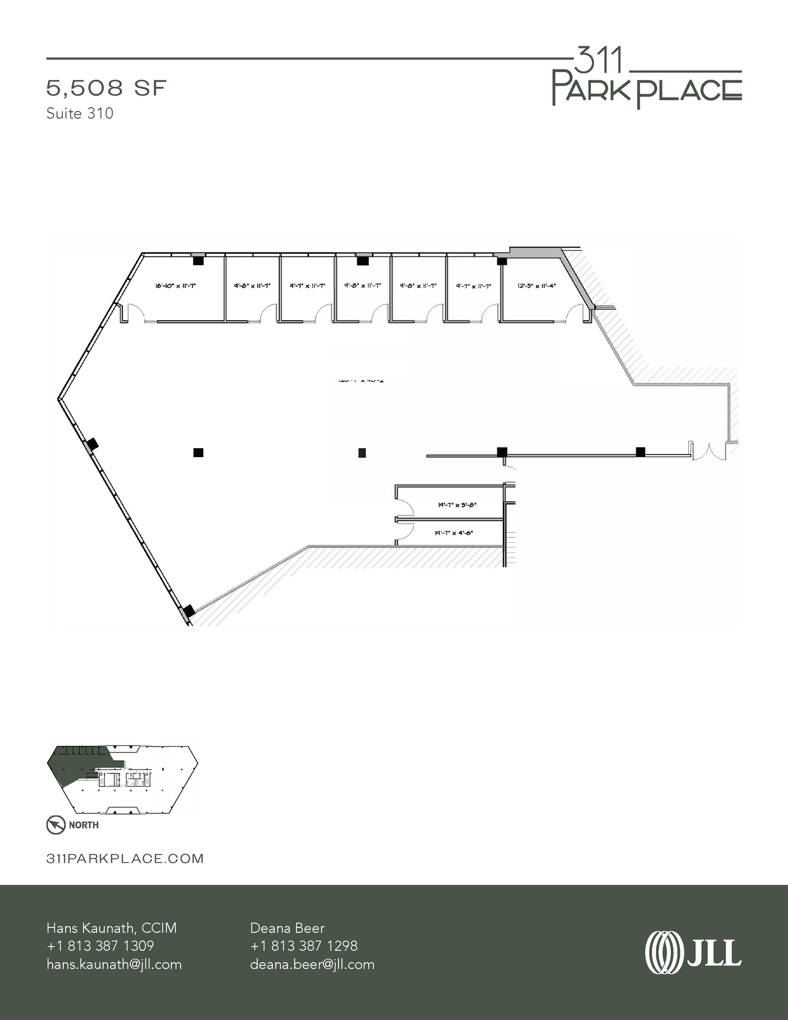 311 Park Place Blvd, Clearwater, FL à louer Plan d’étage– Image 1 sur 1