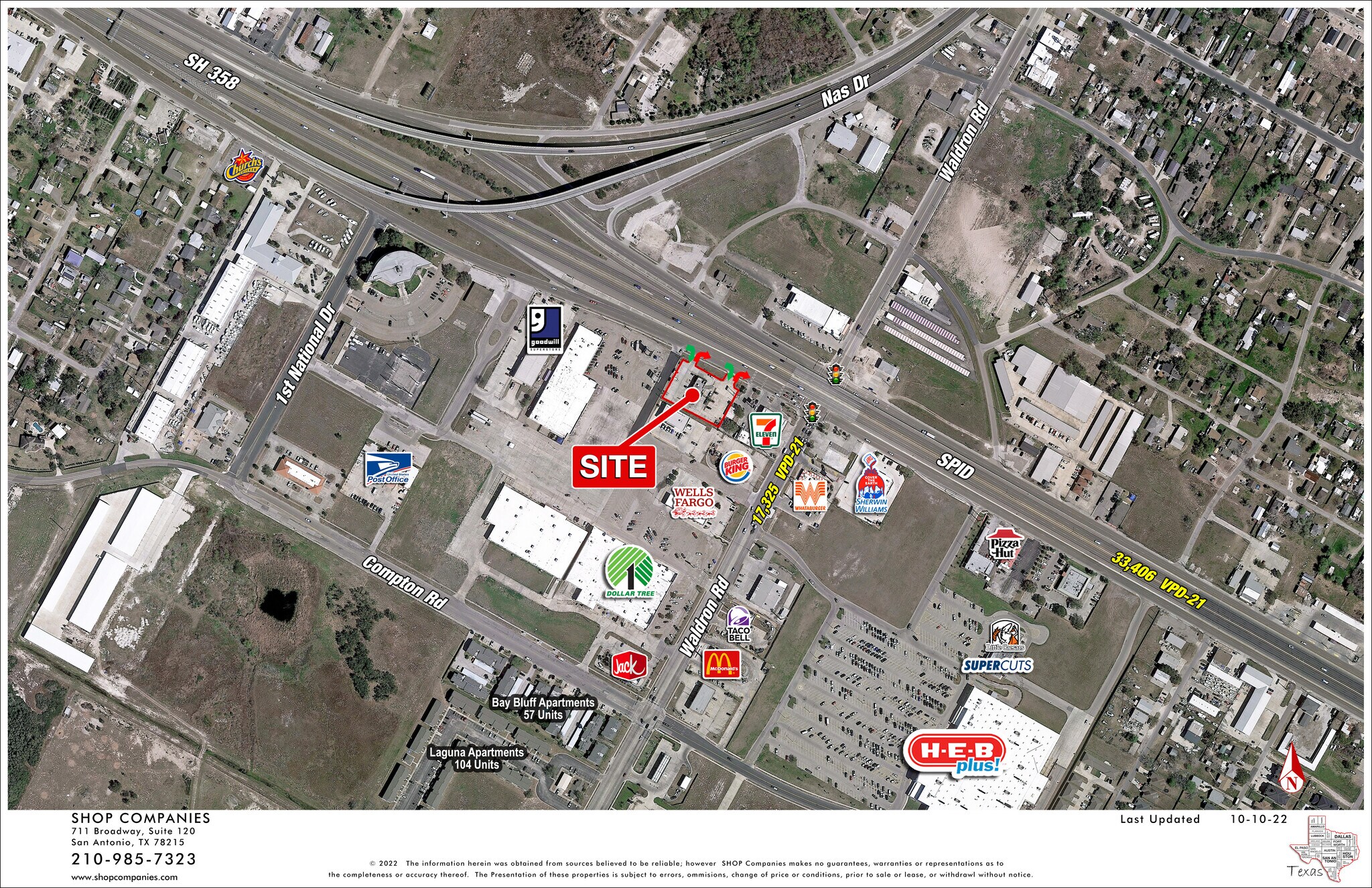 1216 Waldron Dr, Corpus Christi, TX à louer Aérien– Image 1 sur 20