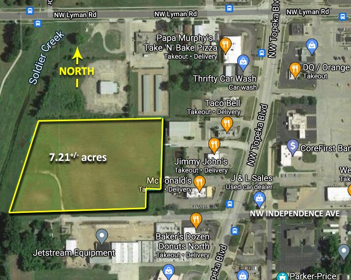 520 NW Independence Ave, Topeka, KS à vendre - Aérien – Image 2 sur 6