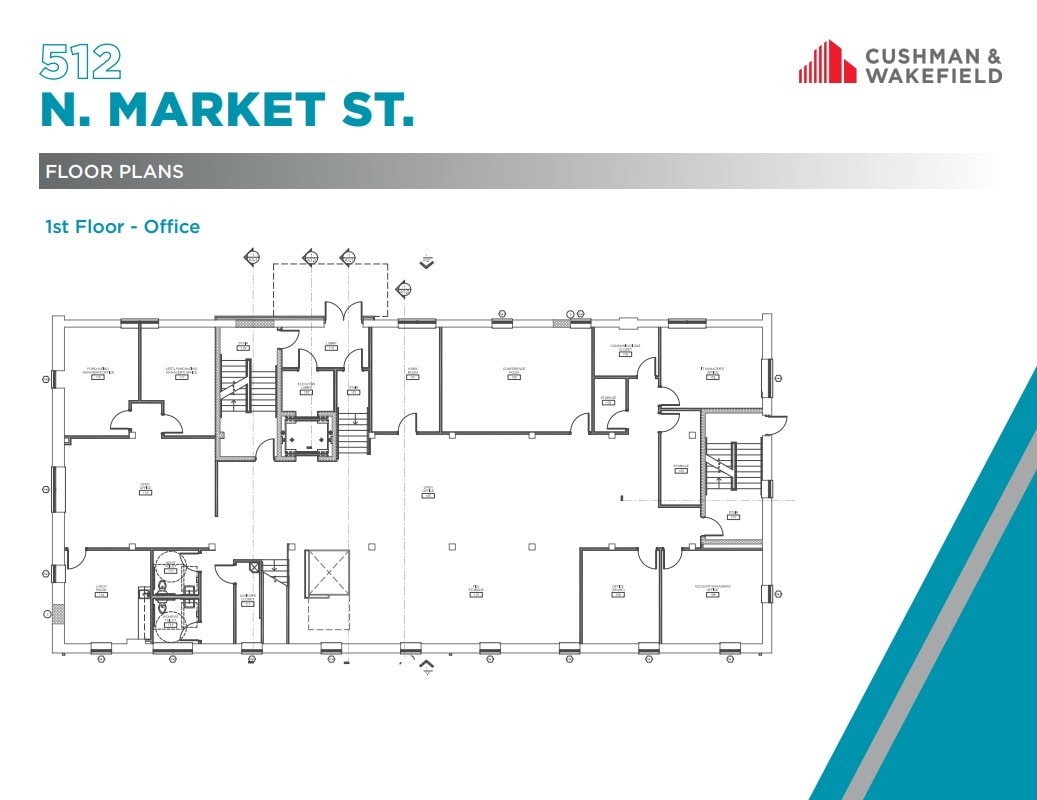 512 N Market St, Lancaster, PA à louer Plan d’étage– Image 1 sur 1
