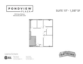5850 Opus Pky, Minnetonka, MN à louer Plan d’étage– Image 1 sur 2