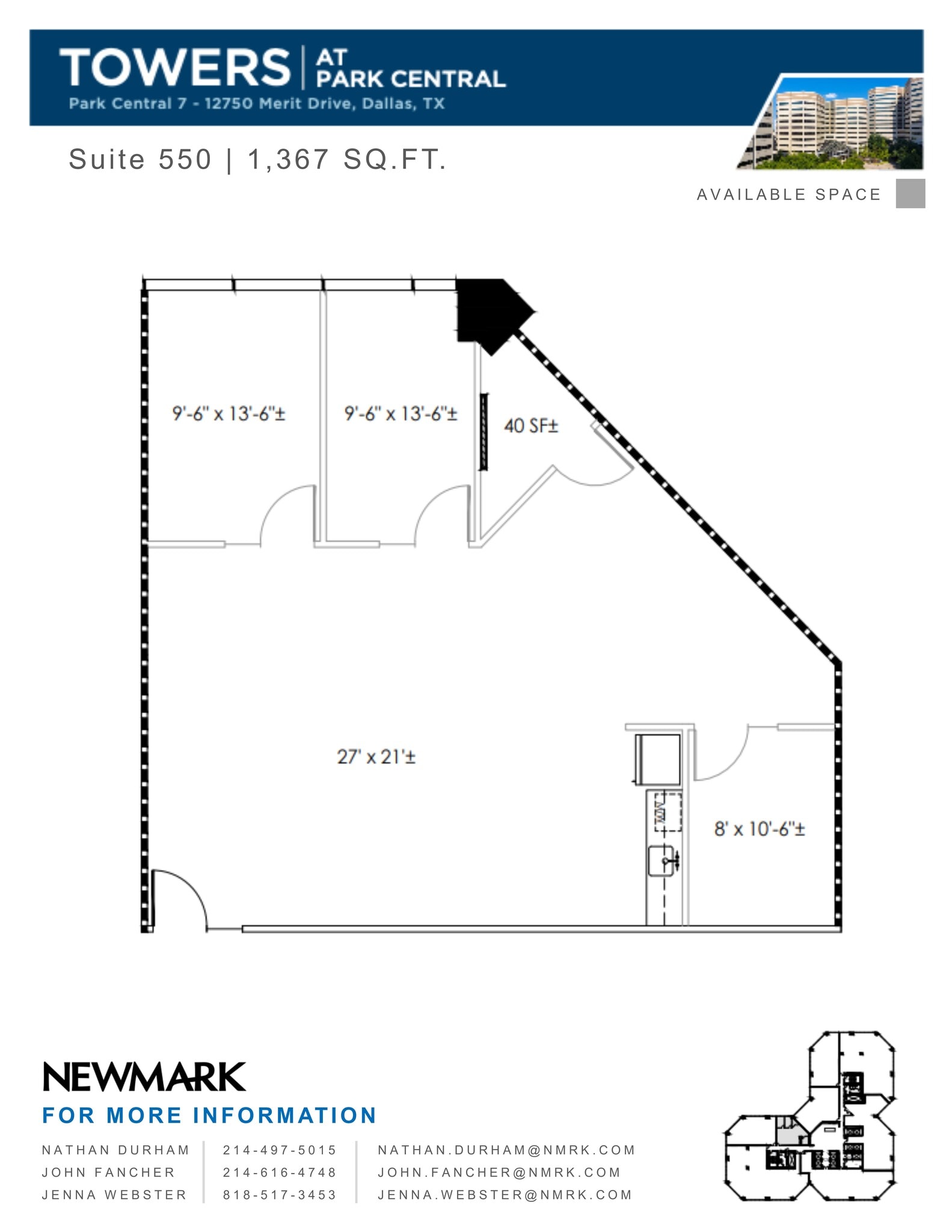12750 Merit Dr, Dallas, TX à louer Plan de site– Image 1 sur 2